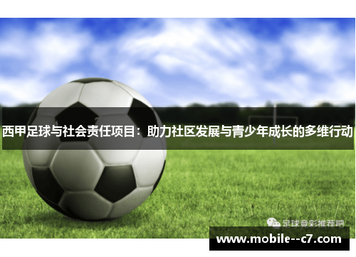 西甲足球与社会责任项目:助力社区发展与青少年成长的多维行动 西甲足球与社会责任项目:助力社区发展与青少年成长的多维行动