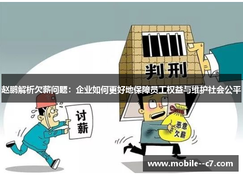 赵鹏解析欠薪问题：企业如何更好地保障员工权益与维护社会公平